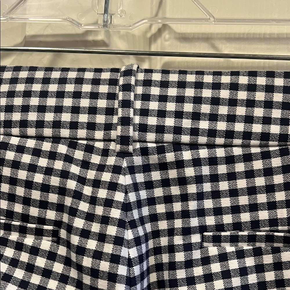 J. Crew Black and White Checkered Women's Pants - Picture 9 of 9
